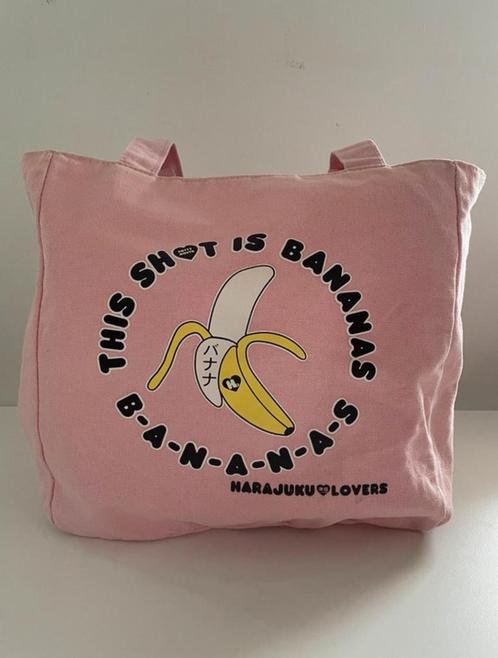 Gwen Stefani Harajuku Lovers this shit is b-a-n-a-n-a-s tas, Sieraden, Tassen en Uiterlijk, Tassen | Damestassen, Zo goed als nieuw