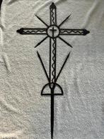 Guadalupe Hermosillo Escobar smeedijzer handgemaakt dakkruis, Ophalen of Verzenden