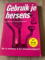 J.W. van den Brandhof - Gebruik je hersens, Ophalen of Verzenden, Zo goed als nieuw, J.W. van den Brandhof