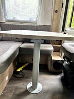 tafelpoot met verstelbaar blad voor camper of caravan, Caravans en Kamperen, Camper-accessoires, Ophalen, Gebruikt
