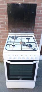 Indesit 50cm breed vrijstaand 4-pits gasfornuis I5GS1G(W)/NL, Witgoed en Apparatuur, Fornuizen, Gebruikt, Verzenden, ., Grill
