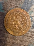 2 1/2 Cent 1884 - Koning Willem III, Postzegels en Munten, Munten | Nederland, Ophalen of Verzenden, Koning Willem III, 5 cent