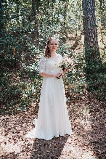 Trouwjurk Bianco Evento Barbara maat 38/40 beschikbaar voor biedingen