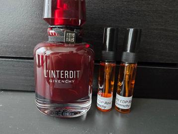 L'interdit rouge givenchy samples beschikbaar voor biedingen
