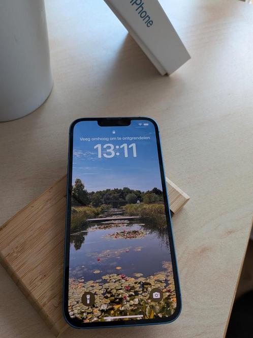 Apple iPhone 13 blauw, Telecommunicatie, Mobiele telefoons | Apple iPhone, Zo goed als nieuw, 128 GB, iPhone 13, Blauw, Ophalen of Verzenden