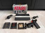 Atari 2600 junior in doos, Met games, Gebruikt, Ophalen of Verzenden, Met 1 controller