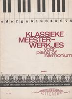 KLASSIEKE MEESTERWERKJES - BAND 1 - CIJFERAKKOORDEN, Muziek en Instrumenten, Ophalen of Verzenden, Gebruikt, Artiest of Componist