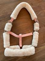 Halster met bont maat cob, Dieren en Toebehoren, Paarden en Pony's | Hoofdstellen en Tuigage, Ophalen of Verzenden, Zo goed als nieuw