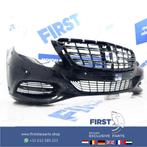 W222 BUMPER S KLASSE VOORBUMPER ZWART WIT GRIJS FACELIFT ori, Gebruikt, -, Voor, Ophalen of Verzenden
