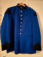 KOBALT BLAUW (FANFARE) JASJE 52., Kleding | Heren, Ophalen of Verzenden, Gedragen, Maat 52/54 (L), Blauw