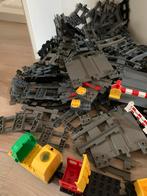 Grote partij LEGO Duplo rails + trein, Kinderen en Baby's, Speelgoed | Duplo en Lego, Ophalen, Gebruikt, Losse stenen, Duplo
