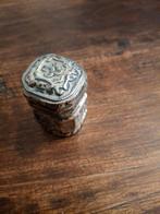 zilveren snuifdoosje, gem. jrl.Q 1875 , zie foto's/omschrijv, Ophalen of Verzenden, Zilver