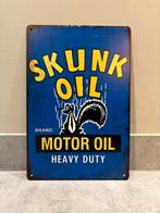 Mancave Bar Café Wanddecoratie metalen bordje Skunk Oil, Verzamelen, Ophalen of Verzenden, Zo goed als nieuw, Reclamebord