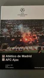 Programmaboekje ATLETICO MADRID - AJAX 10 maart 1997., Ophalen of Verzenden, Zo goed als nieuw, Ajax, Boek of Tijdschrift