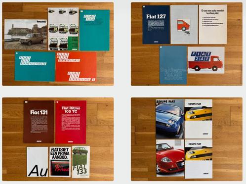 18 x Fiat folders, Boeken, Auto's | Folders en Tijdschriften, Gelezen, Overige merken, Ophalen of Verzenden
