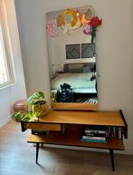Jaren 60 kaptafel met spiegel, Ophalen, Gebruikt, Hout, Minder dan 100 cm