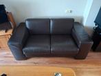 Leren bankstel 2 zits, Huis en Inrichting, Ophalen, Gebruikt, 150 tot 200 cm, Tweepersoons