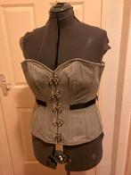 Grijs/bruin corset maat 40/42, Ophalen of Verzenden, Grijs, Body of Korset