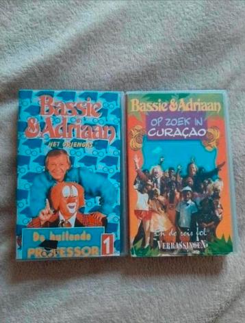 Bassie en Adriaan Het Griengas & curaçao videobanden.  beschikbaar voor biedingen