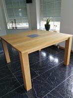 Eettafel vierkant voor 8 personen, 100 tot 150 cm, 100 tot 150 cm, Gebruikt, Eikenhout