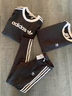 Adidas set legging longsleeve shirt 3 pack zwart wit, Kleding | Dames, Overige typen, Ophalen of Verzenden, Zo goed als nieuw