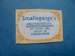 Oud Lucifermerk Banketbakkerij Smallegange's in BIEZELINGE, Verzamelen, Ophalen of Verzenden, Zo goed als nieuw, Luciferdoosjes of -merken