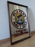 PLAYERS NAVY CUT- tabacco cigarettes spiegel (mancave), Ophalen of Verzenden, Gebruikt, Rechthoekig, Minder dan 100 cm