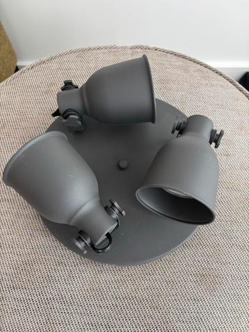 Plafondspot met 3 Spots - Grijs - Dit Weekend Weg! beschikbaar voor biedingen