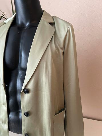 Scotch & Soda Blazer - Satijn Groen - Maat L - Nieuw! beschikbaar voor biedingen