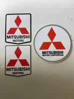 3 stickers Mitsubishi Motors (logo), Verzamelen, Verzenden, Zo goed als nieuw, Auto of Motor