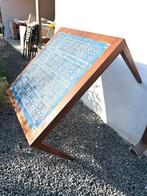 Haslev tafel met Royal Copenhagen tegels, Ophalen of Verzenden, Rechthoekig, 50 tot 100 cm, Minder dan 50 cm