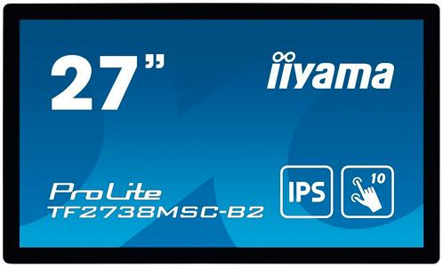 iiyama TF2738MSC-B2 – 27” Full HD Touchscreen Monitor, Computers en Software, Monitoren, Zo goed als nieuw, 60 Hz of minder, DisplayPort
