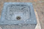 Antieke prachtige arduinen wasbak met afgewerkte zijden, Ophalen, Steen, Wastafel