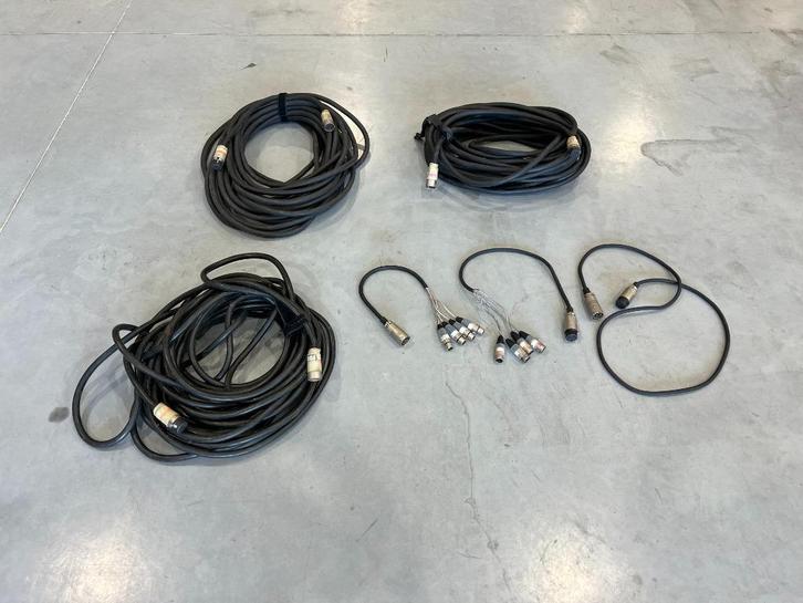 3x 22,5m EP8 speakerkabel + 3x verloop, Audio, Tv en Foto, Luidsprekers, Gebruikt, Ophalen of Verzenden