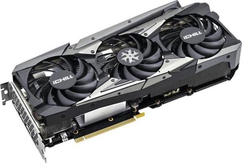 INNO3D NVIDIA GEFORCE RTX 3060 TI ICHILL X3 RED LHR, Computers en Software, Videokaarten, Gebruikt, Nvidia, PCI-Express 4.0, GDDR6