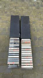 2x Opbergbox vol met cassettebandjes, 26 bandjes of meer, Ophalen of Verzenden, Zo goed als nieuw, Origineel