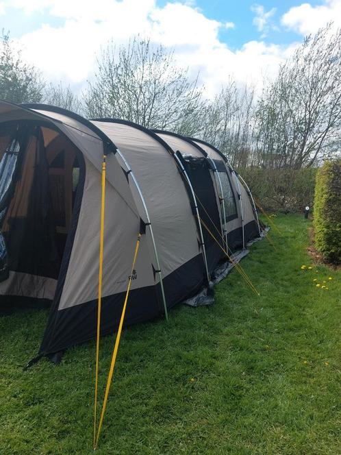 Redwood tunneltent Birch 340 CFT (5 pers.) + luifel, Caravans en Kamperen, Tenten, tot en met 5, Zo goed als nieuw, Ophalen