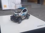Renault Twizy Z.E. 2011-2023 wit/blauw 1/43 KengFai, Ophalen of Verzenden, Zo goed als nieuw, Auto, Overige merken