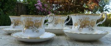 Royal Albert Antoinette 2 Heren plus 2 Dames Kop en Schotels beschikbaar voor biedingen