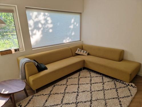 hoekbank met chaise longue t.e.a.b., Huis en Inrichting, Banken | Complete zithoeken, Gebruikt, Stof, Ophalen