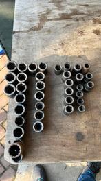 Partijtje van 37 Snap On krachtdoppen, Auto diversen, Autogereedschap, Ophalen of Verzenden, Gebruikt
