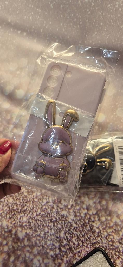 Samsung S22 case . Paars, Ophalen of Verzenden, Nieuw, Hoesje of Tasje