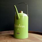 Groene Petroleum Schenkkan 3L Blik GRU Gouda Brocante Antiek, Ophalen of Verzenden