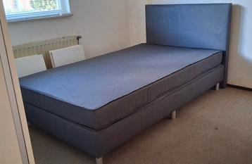 Antracite grijze Boxspring bed 120x200 zonder Topper beschikbaar voor biedingen