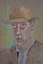 Schilderij portret  pastel    in goede staat, Ophalen of Verzenden