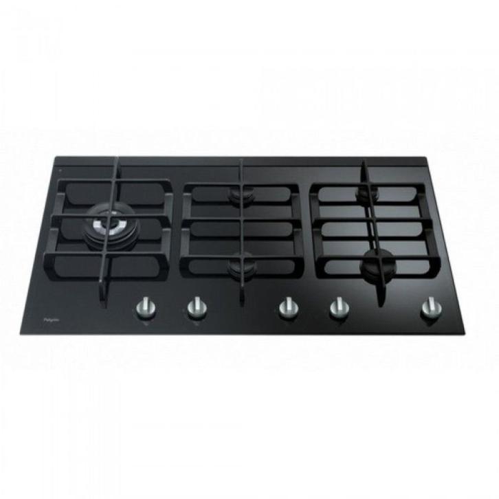 90cm GAS op GLAS (gebruikt) of NIEUW INDUKTIE met AFZUIGING?, Witgoed en Apparatuur, Kookplaten, Zo goed als nieuw, Inbouw, Inductie