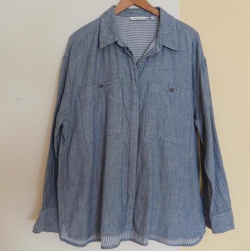 Leuke blouse van Tom Tailor maat 42, Kleding | Dames, Blouses en Tunieken, Zo goed als nieuw, Maat 42/44 (L), Blauw, Ophalen of Verzenden