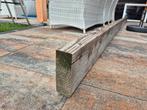 Verweerde houten balk - 5m lang, Doe-het-zelf en Verbouw, Hout en Planken, Ophalen of Verzenden