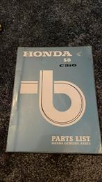 Honda 50  C 310 part list, Ophalen of Verzenden, Zo goed als nieuw