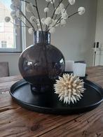 Black smoke vaas, Huis en Inrichting, Woonaccessoires | Vazen, Ophalen, Zwart, Minder dan 50 cm, Glas